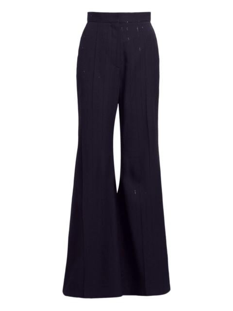 pinstripe trousers
