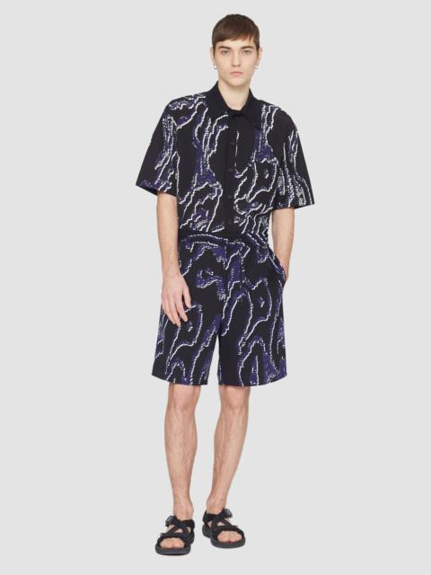 Printed Pull-On Short