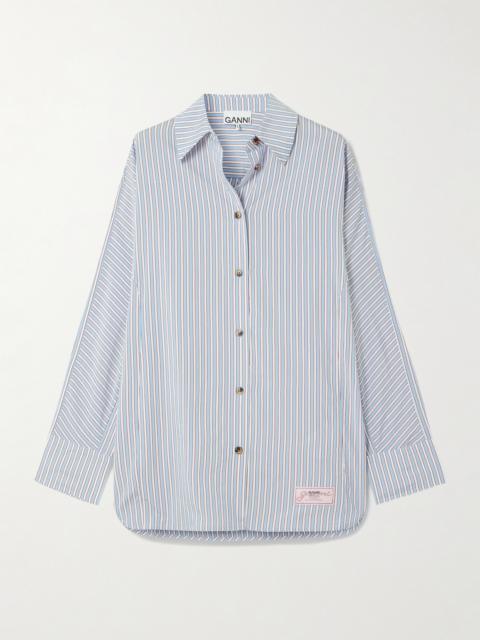 Striped Poplin Shirt