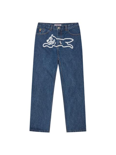 RUNNING DOG DOUBLE SCOOP DENIM PANT