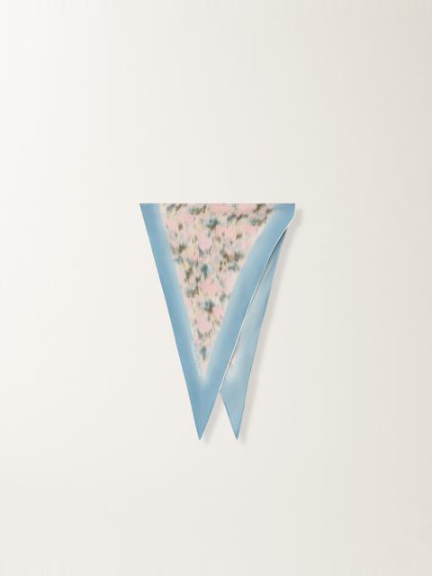 Printed silk losange