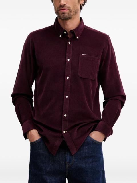 buttoned corduroy shirt