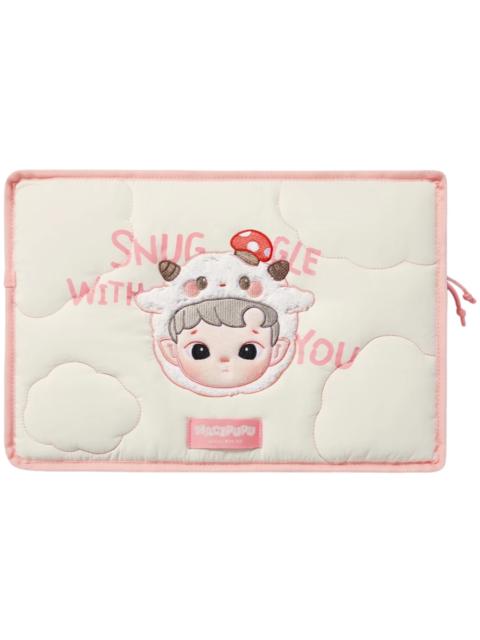 Pop Mart HACIPUPU Snuggle With You Series Figures Laptop Case