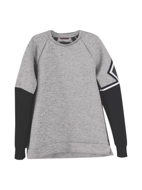 Air Jordan Men's O Neck Long Sleeve Sweatshirt Grey 'Gray Black' 939945-091