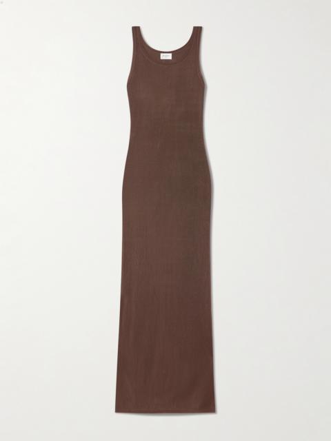 Ribbed-knit Midi Dress