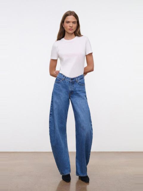 STAUD JACKSON BARREL JEAN VINTAGE WASH