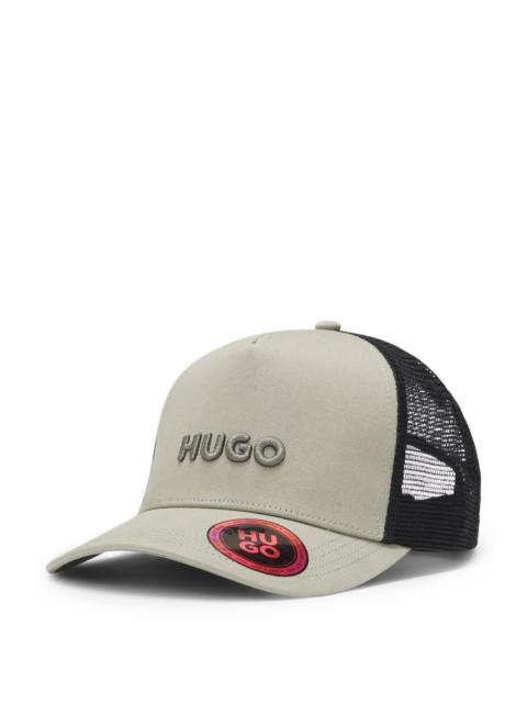 MESH-PANEL CAP IN COTTON TWILL