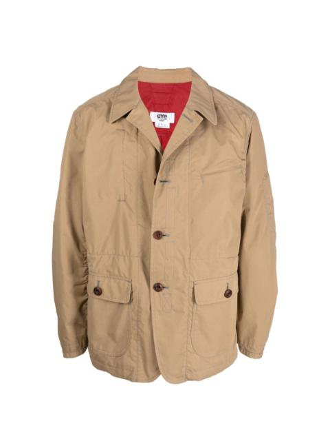 single-breasted button shirt jacket