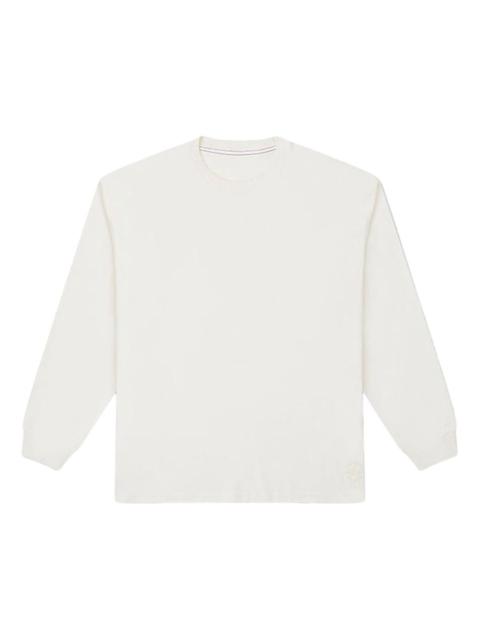 Converse Gold Standard Embroidered Logo Long Sleeves T-Shirt 'White' 10026898-A01