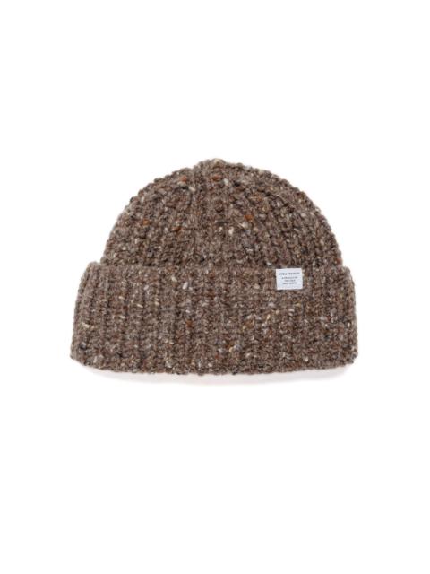 Daniel Donegal Rib Beanie Seal Brown