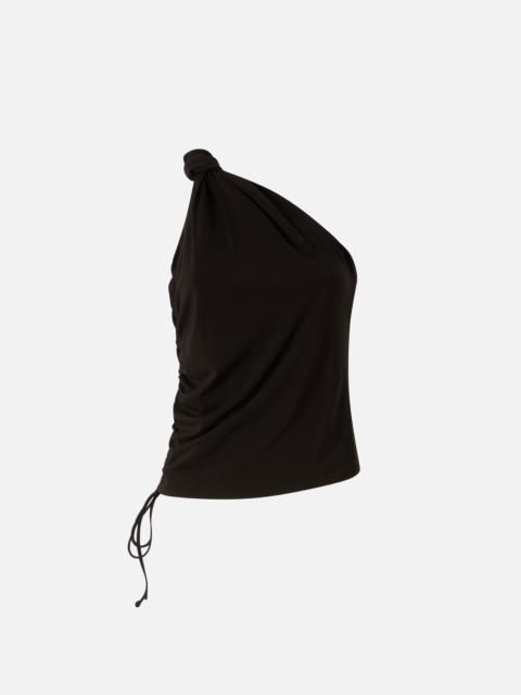 ONE-SHOULDER TOP WITH KNOT DETAIL