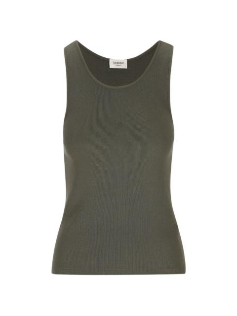 Cassandre tank top in ribbed cotton jersey