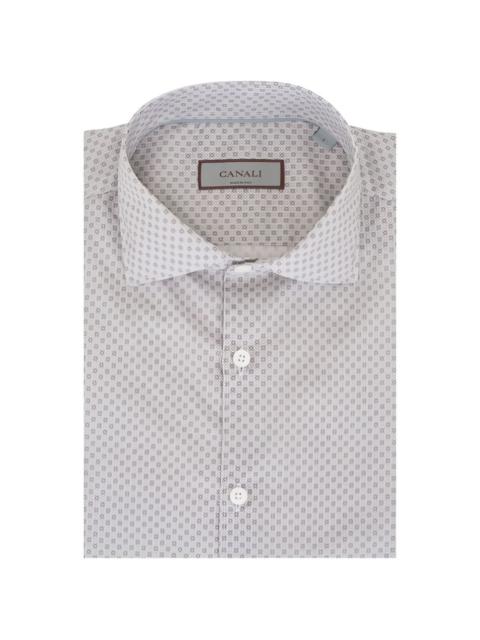 medallion-print cotton shirt