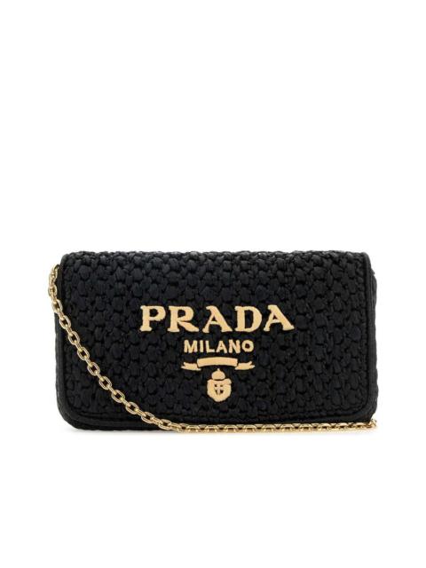 Raffia Crossbody Bag