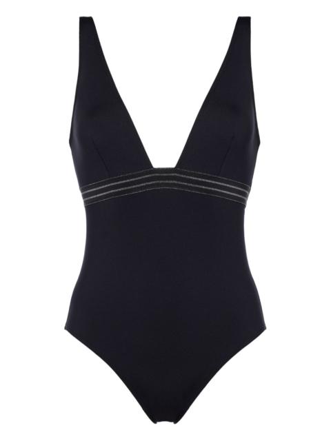 Sillage plunge-neck swimsuit