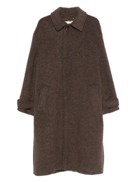 buttoned pocket coat