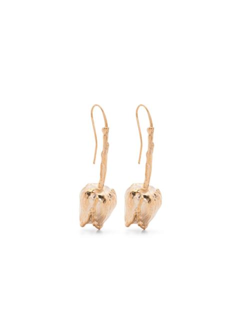 tulip drop earrings
