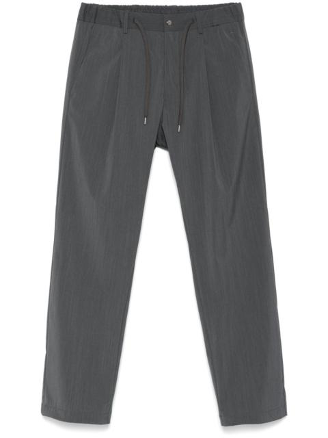 pleat-detail trousers