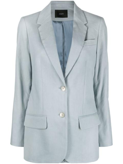 single-breasted button blazer