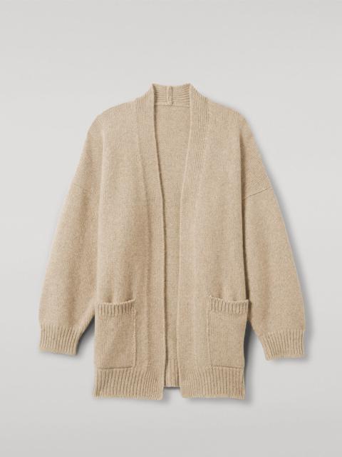 Bay Natural Marl Cashmere & Cotton Cardigan