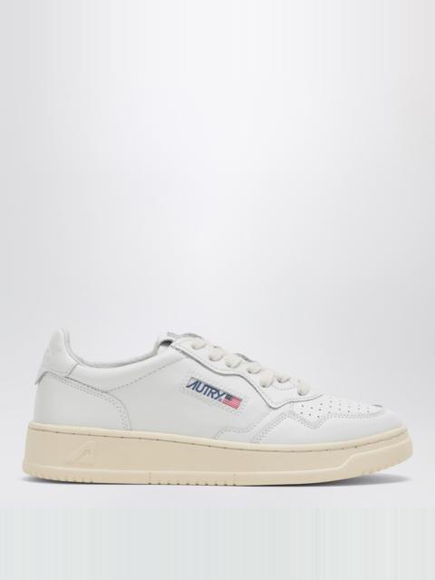 White leather Medalist sneakers