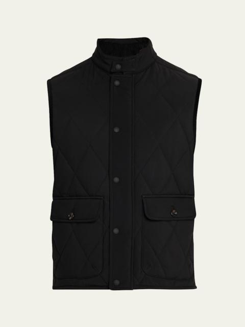 Men's Carleton Quilted Snap-Front Vest