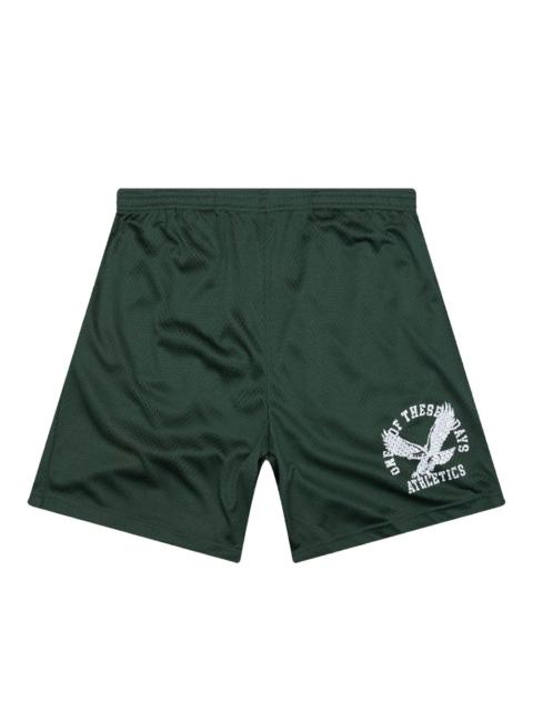 eagle-logo mesh shorts