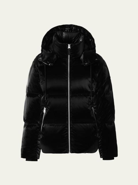 Men's Kent-Glo High-Gloss Hooded Down Jacket