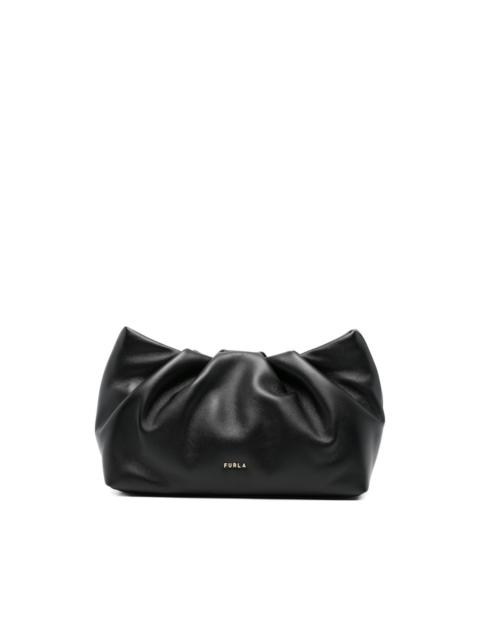 mini Delia gathered clutch bag