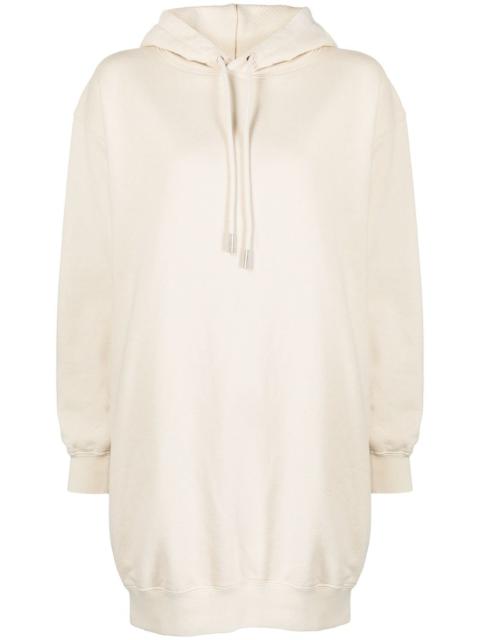 Diag-stripe print sweatshirt dress