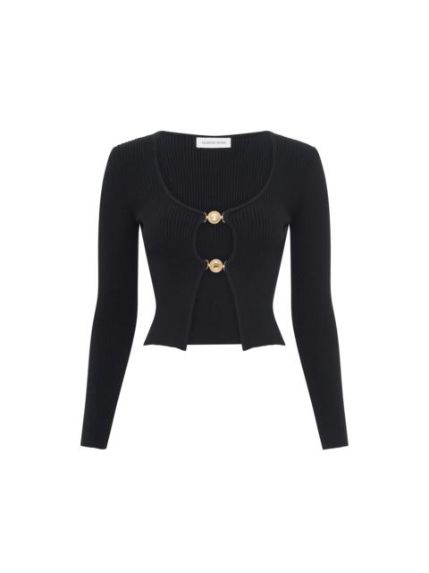 Moon Jewelry Knit Open Cardigan