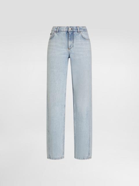 5-pocket denim trousers
