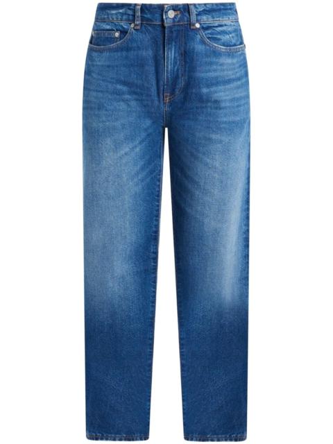 straight-leg jeans