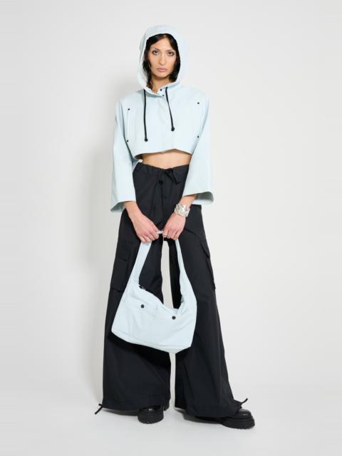 Lilla Tre Cropped Raincoat Frost Grey