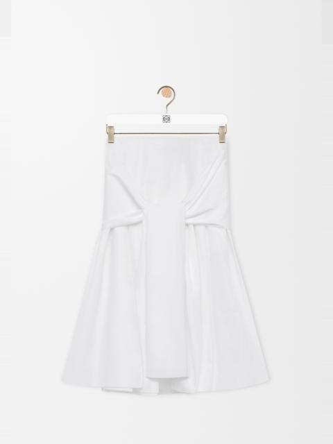 Wrap skirt in cotton