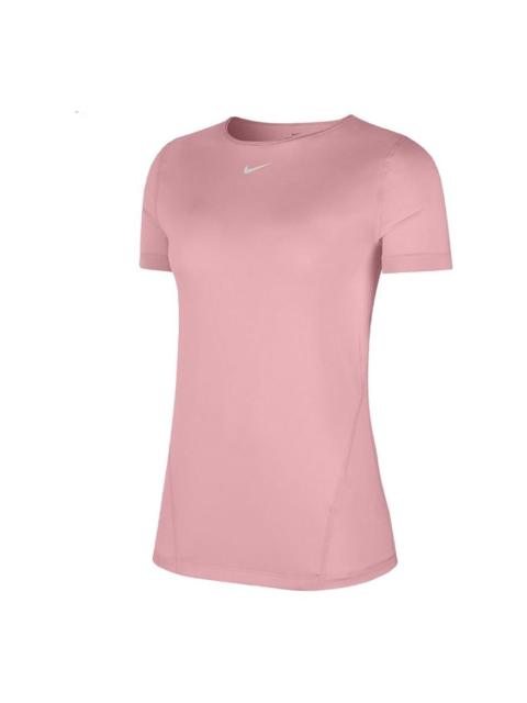 (WMNS) Nike 365 Top Ss Essential Training Sports Quick Dry Short Sleeve Pink T-Shirt AO9952-630