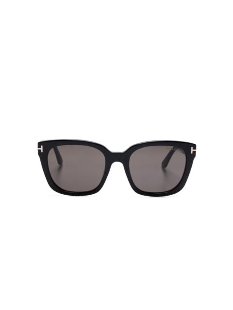 square-frame sunglasses