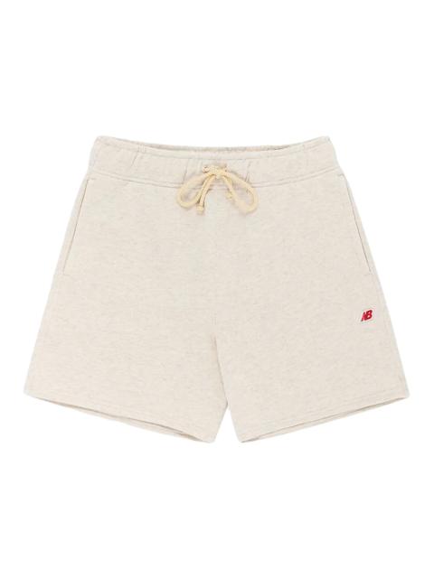 New Balance Made in USA Core Shorts Oatmeal Heather