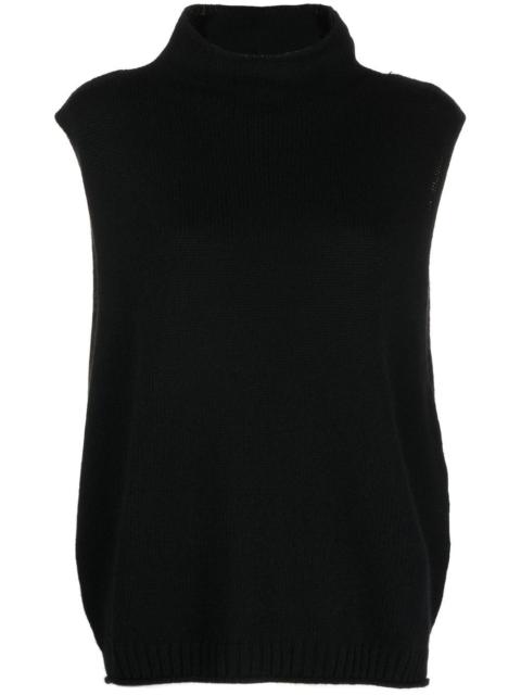 Tovy high-neck cashmere vest