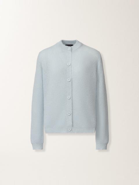 Mohair cardigan with sequins