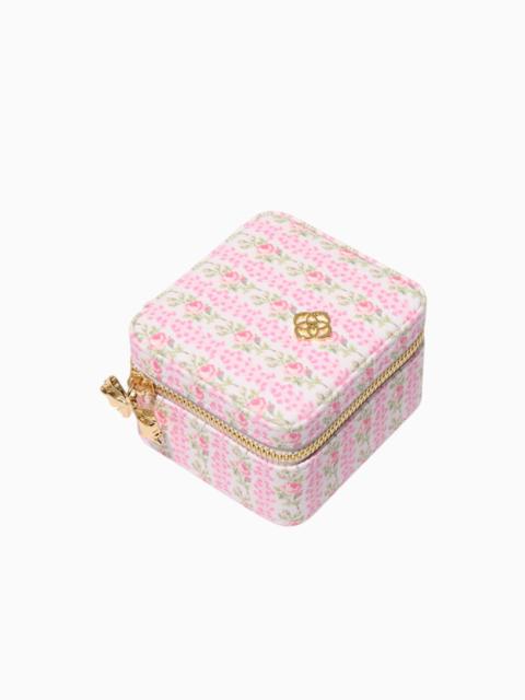 Kendra Scott x LoveShackFancy Pink Small Zip Jewelry Case