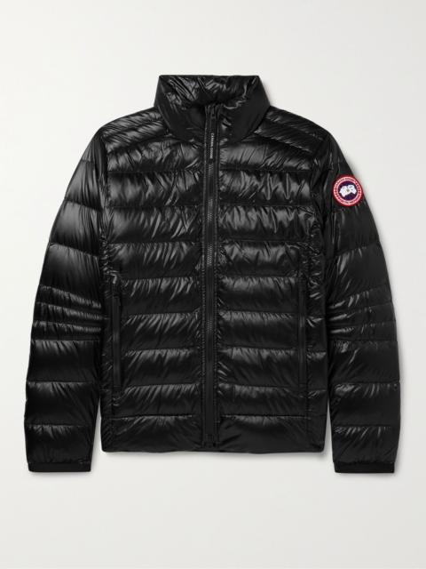 Crofton Slim-Fit Quilted Recycled Nylon-Ripstop Down Jacket Black