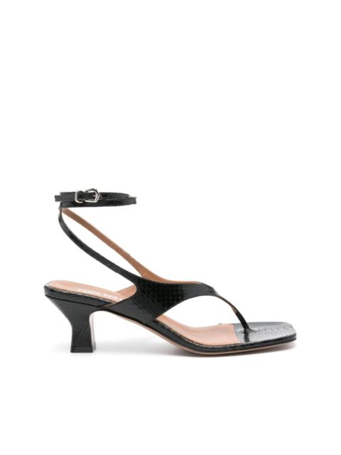 Portofino 55mm leather sandals