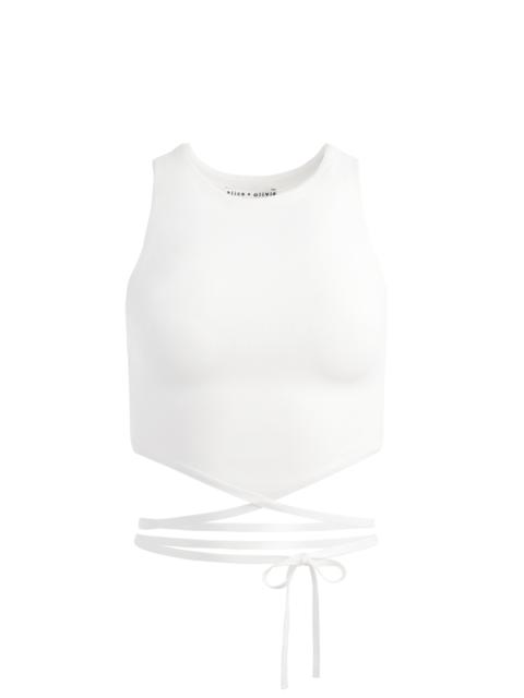 LATIA STRAPPY TIE WAIST KNIT TANK