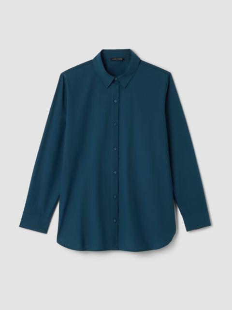 Organic Cotton Poplin Classic Collar Shirt