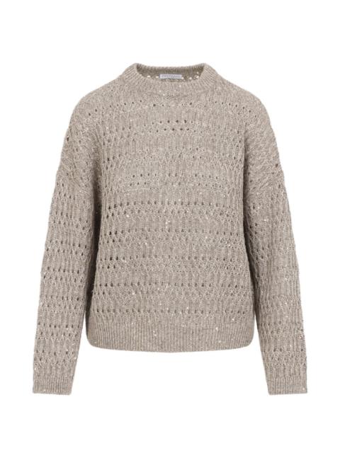 open knit sweater