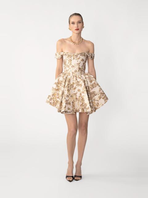 JEM BROCADE MINI DRESS