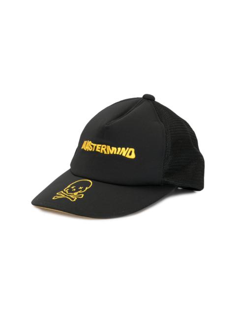 slogan embroidered cap