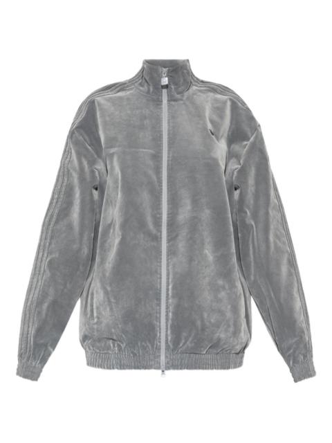 logo-embroidered jacket