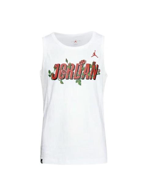 Air Jordan Sorry Tank Top 'White' DR1417-100